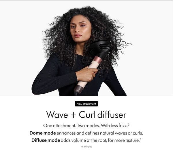 DYSON Airwrap I.D. Curly + Coily Multi-Styler & Dryer - Ceramic Pink & Rose Gold - Image 7