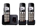 PANASONIC KX-TGE823EB Cordless Phone - Triple Handsets, Black thumbnail 2