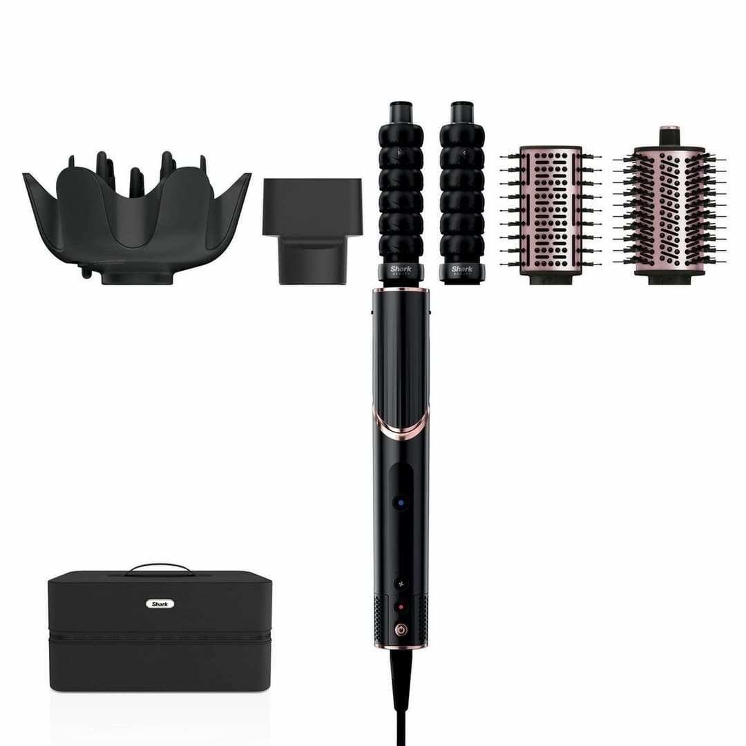 Shark FlexStyle HD446UK Hair Styler Black & Rose Gold - Image 1
