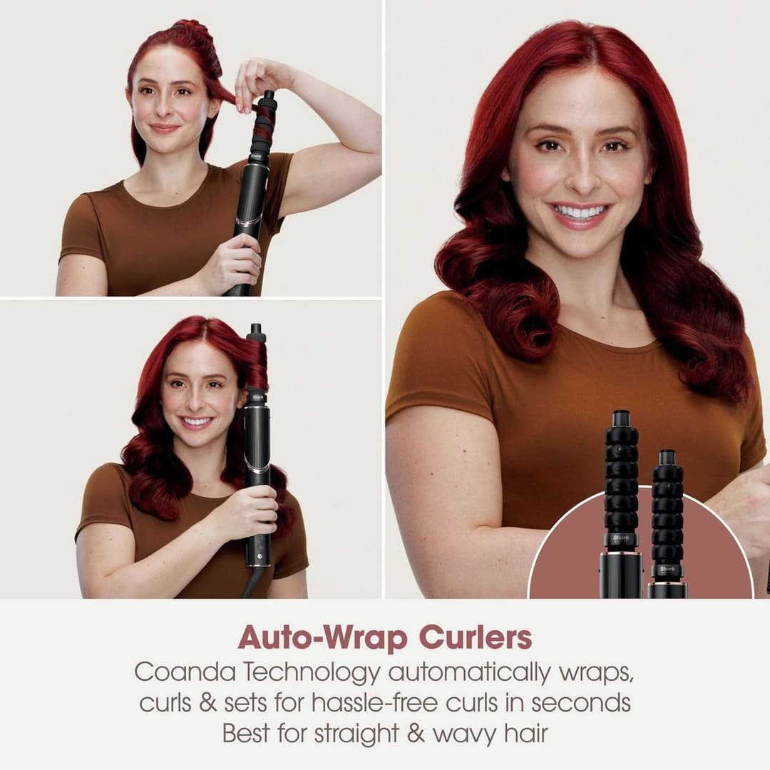 Shark FlexStyle HD446UK Hair Styler Black & Rose Gold - Image 4