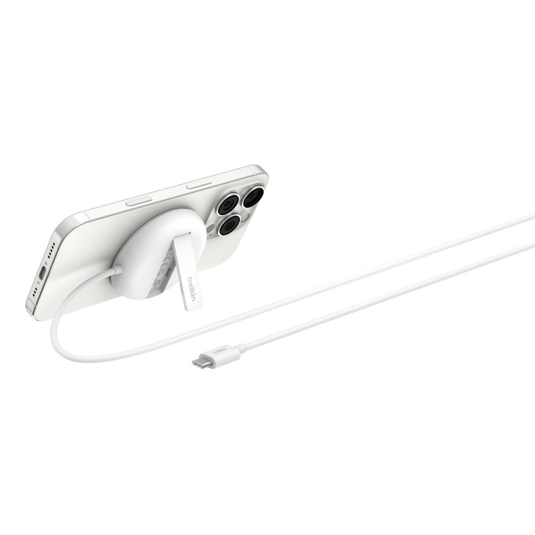 Belkin 15W Qi2 MagSafe Wireless Charger - White - Image 3