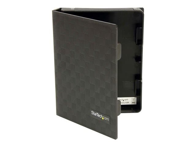 StarTech HDDCASE25BK 2.5in Anti-Static HDD Protector Case Black 3 Pack - Image 1