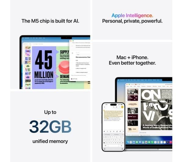 Apple MacBook Air 15" M5 16GB 1TB Midnight - Image 8