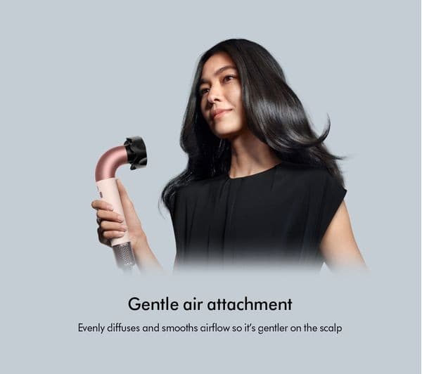 Dyson Supersonic R Straight & Wavy Hair Dryer Ceramic Pink & Rose Gold - Image 2