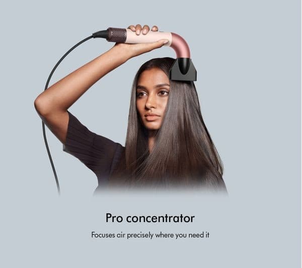 Dyson Supersonic R Straight & Wavy Hair Dryer Ceramic Pink & Rose Gold - Image 3