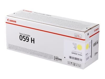 Canon 059 H - high capacity - yellow - original - toner cartridge - Image 1