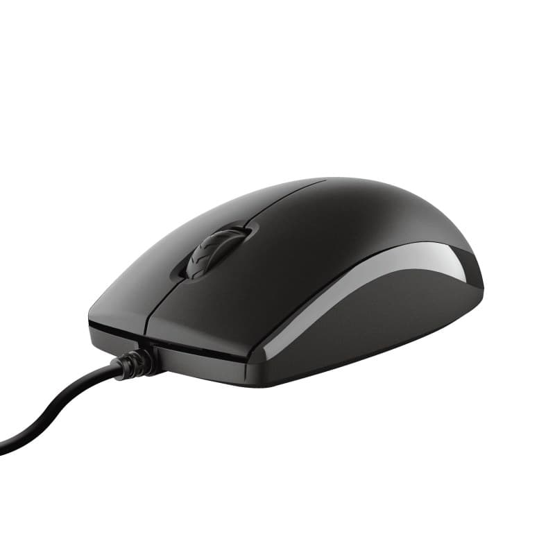 Trust TKM-250 Wired USB Keyboard & Mouse Set - Full-Size, UK QWERTY Layout, Black - Image 3