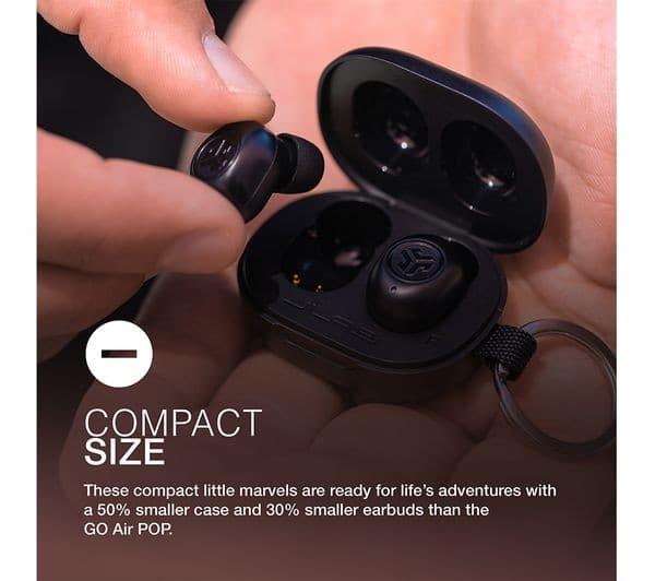 JLab JBuds Mini True Wireless Bluetooth Earbuds - Black - Image 4