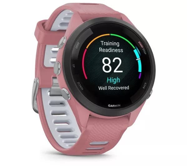 Garmin Forerunner 265S 42mm GPS Sports Smartwatch - Pink & Grey - Image 3