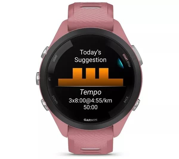 Garmin Forerunner 265S 42mm GPS Sports Smartwatch - Pink & Grey - Image 4