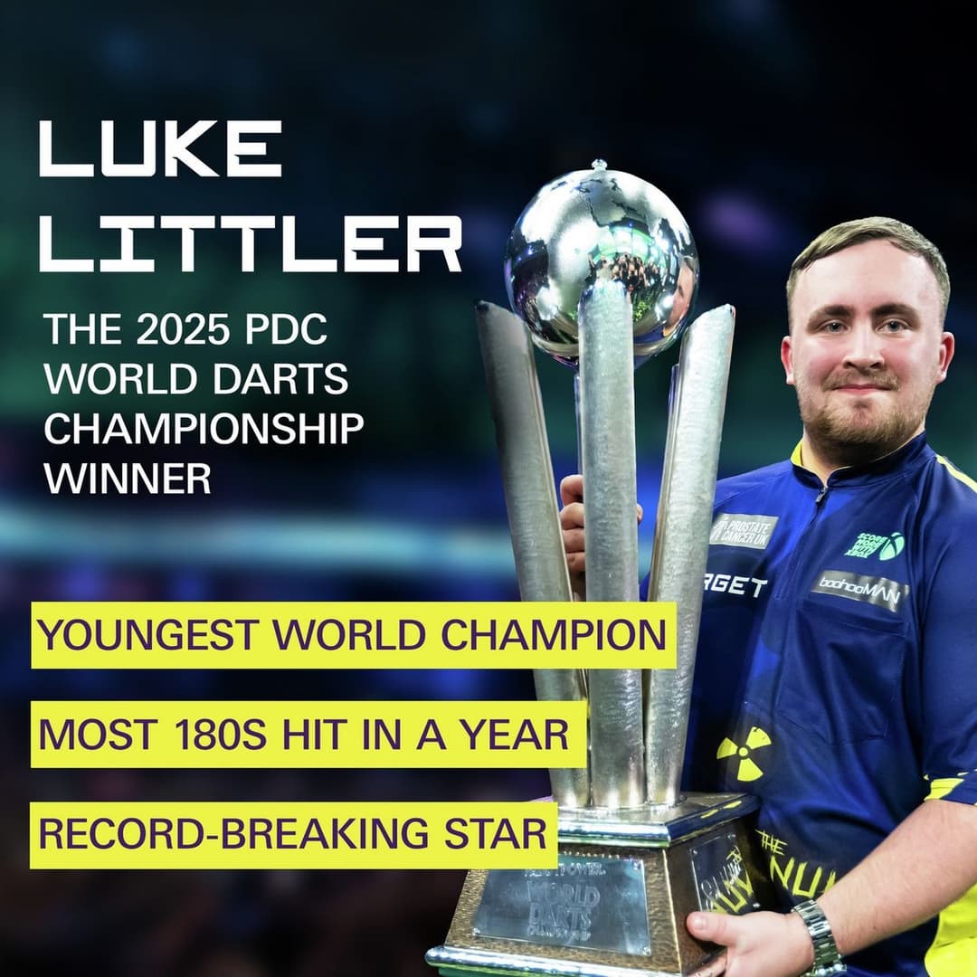 Target Luke Littler World Champion Edition K-Flex No6 Int - Image 2