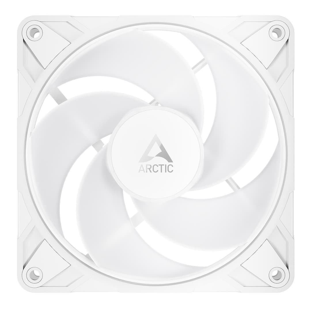 ARCTIC Freezer P12 Pro Reverse A-RGB (White) - 120 mm A-RGB PWM Fan with Cable Splitter - Image 3