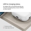 Belkin BoostCharge Pro 2-in-1 MagSafe Wireless Charging Pad 15W Sand thumbnail 5
