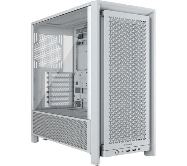 Corsair FRAME 4000D RS ATX Mid-Tower PC Case - White - Image 1