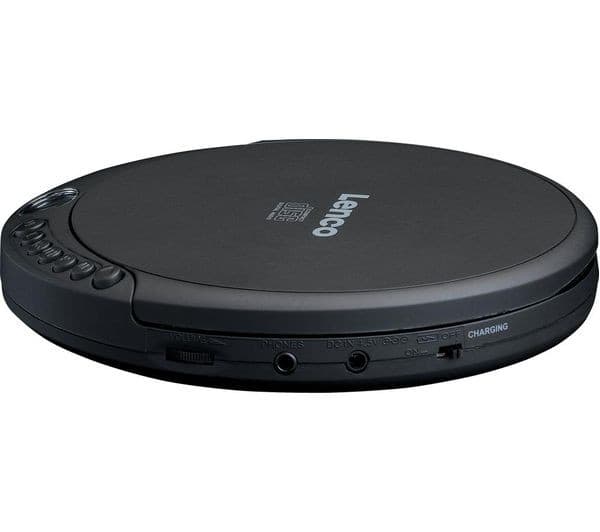 LENCO CD-010 Personal CD Player - Black - Image 4