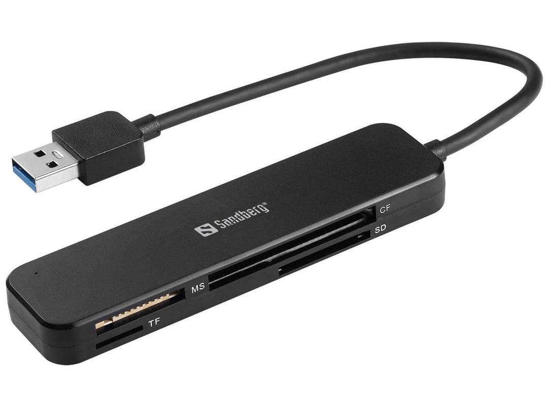 Sandberg USB 3.0 Pocket Card Reader - Image 1