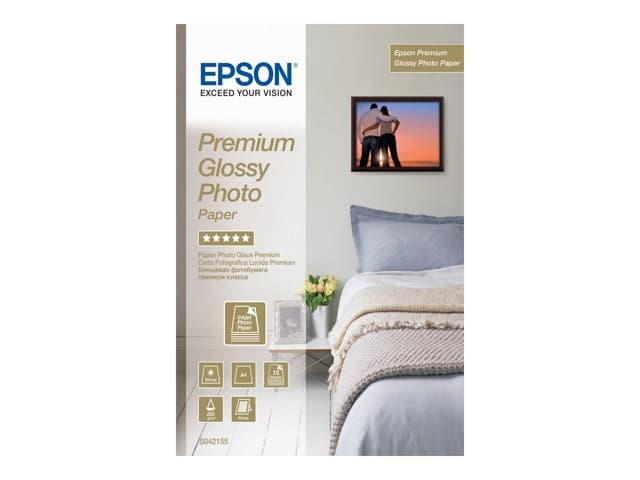 Epson Premium Glossy Photo Paper - photo paper - glossy - 15 sheet(s) - A4 - Image 1