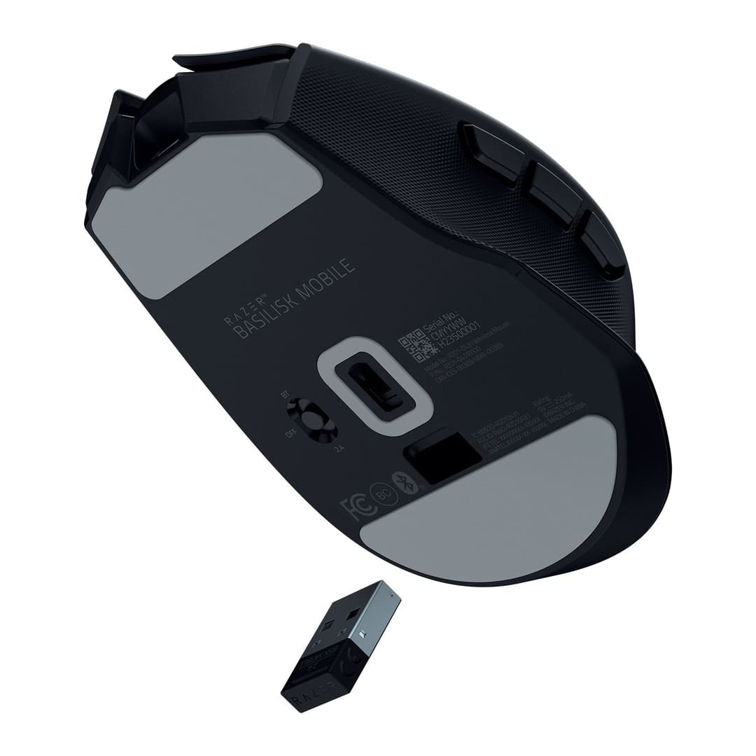Razer Basilisk Mobile Wireless 18000 DPI Optical Gaming Mouse - Black - Image 4