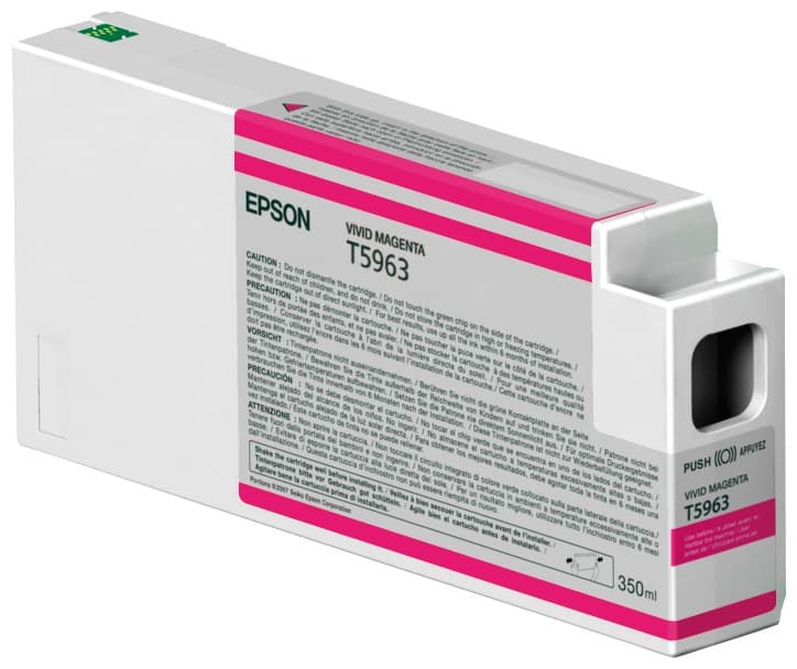 Epson T5963 UltraChrome HDR 350ml Ink Cartridge for Stylus Pro 7900/9900 - Vivid Magenta - Image 1