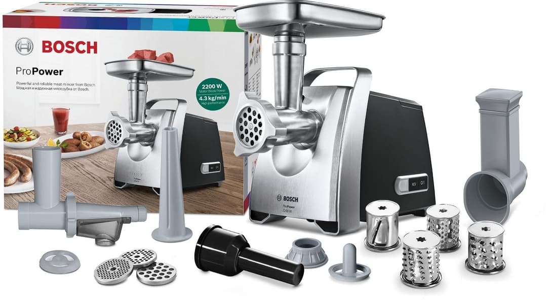 Bosch ProPower MFW68660 Meat Grinder - Black - Image 3