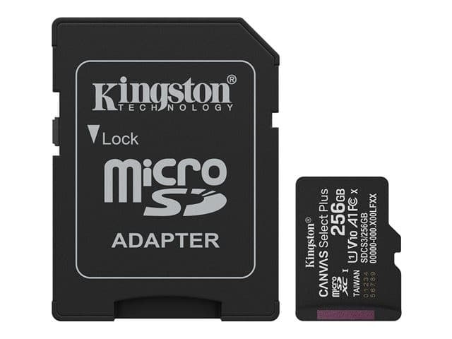 Kingston Canvas Select Plus - flash memory card - 256 GB - microSDXC UHS-I - Image 2