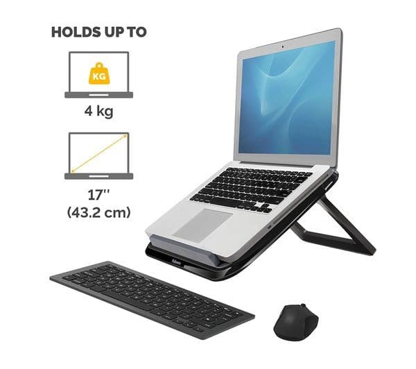 FELLOWES I-Spire Series Quick Lift Laptop Stand - Black - Image 3