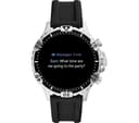 FOSSIL Garrett HR FTW4041 Smartwatch with Google Assistant - Black, Silicone, 46 mm thumbnail 4