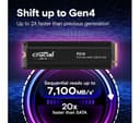 Crucial P310 M.2 2280 PCIe 4.0 NVMe SSD with Heatsink 1TB thumbnail 2