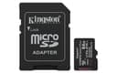 Kingston Technology 64GB microSDXC Canvas Select Plus Gen3 100MB/s A1 Card + Adapter thumbnail 1