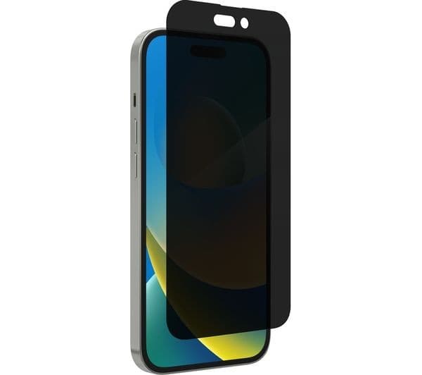 ZAGG Invisible Shield Glass Elite Privacy iPhone 14 Pro Screen Protector - Clear - Image 1