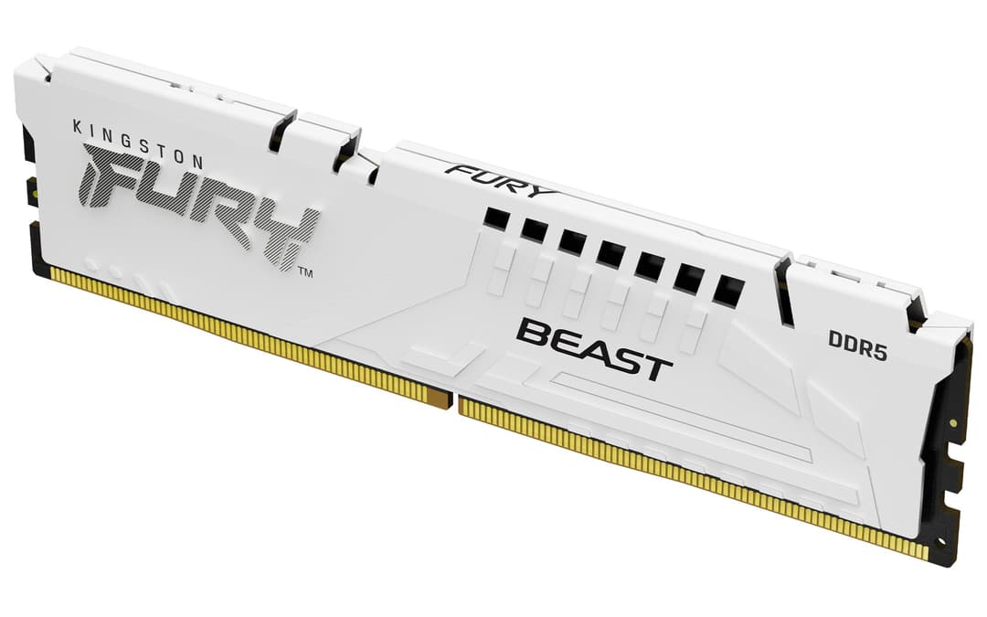 Kingston Technology FURY Beast 64GB 6400MT/s DDR5 CL32 DIMM (Kit of 2) White EXPO - Image 2