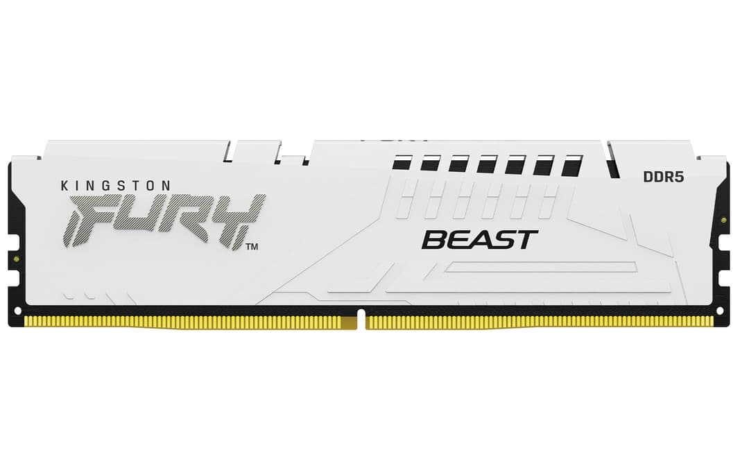 Kingston Technology FURY Beast 64GB 6400MT/s DDR5 CL32 DIMM (Kit of 2) White EXPO - Image 3
