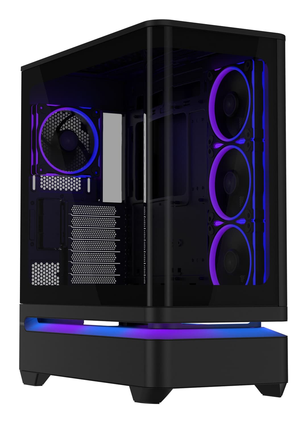 ASUS Prime AP304 ARGB Tempered Glass ATX Mid-Tower Case - Black - Image 1