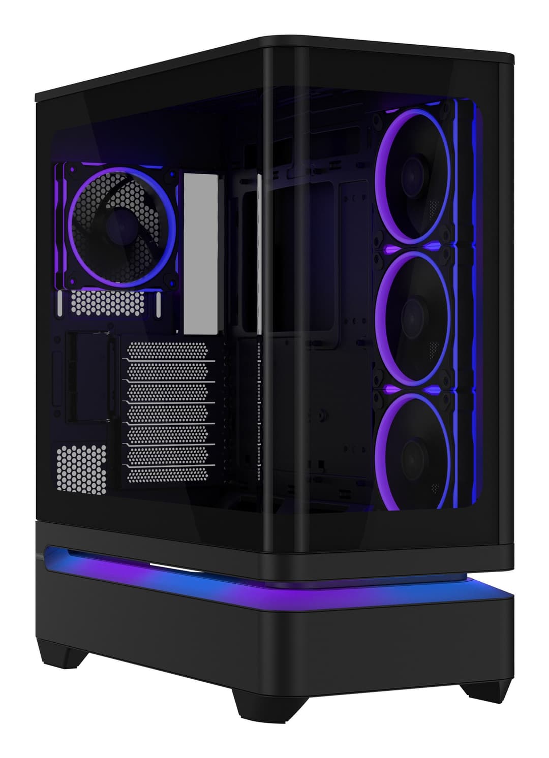 ASUS Prime AP304 ARGB Tempered Glass ATX Mid-Tower Case - Black - Image 2