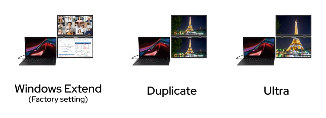 Verbatim Portable 15.6" FHD Dual Monitor Essentials Portable monitor Black 15.6" LCD 1920 x 1080 pixels - Image 2