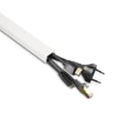 Hama Cable Duct Kit, 4 Pcs, Self-adhesive, 1 m, Incl. Connecting Pieces, white thumbnail 3