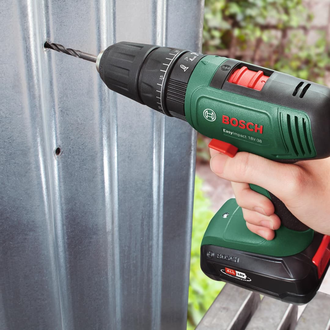 Bosch EasyImpact 18V-38 Cordless Combi Drill - Green - Image 7