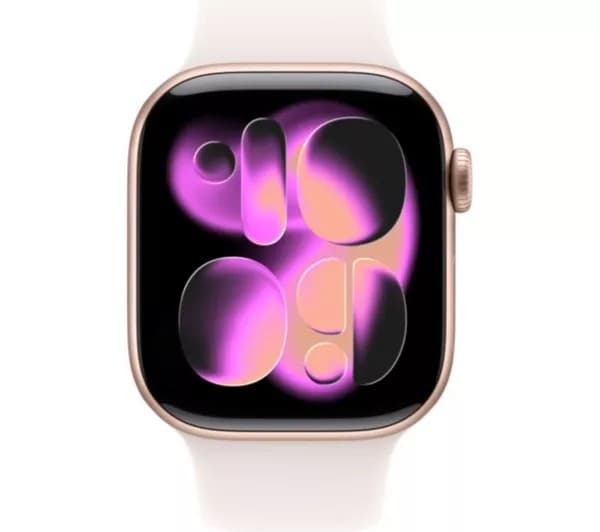 APPLE Watch Series 11 - 42 mm Rose Gold Aluminium Case with Light Blush Sport Band - Image 2