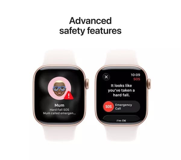APPLE Watch Series 11 - 42 mm Rose Gold Aluminium Case with Light Blush Sport Band - Image 6