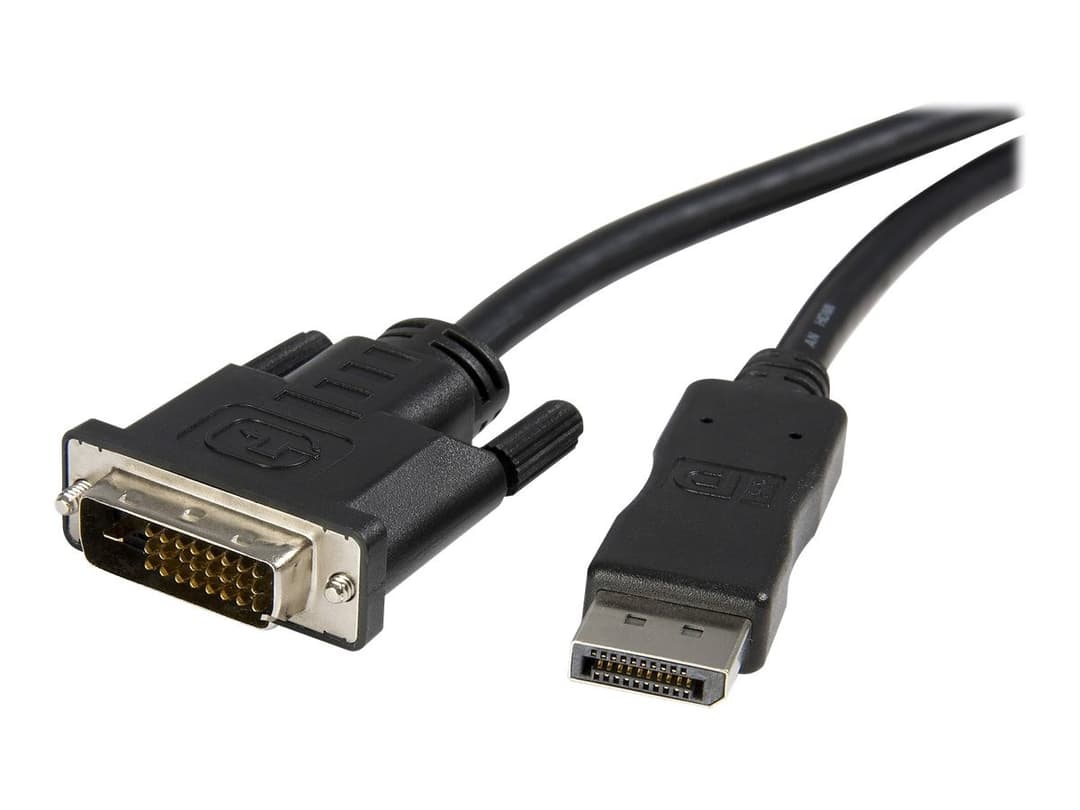 StarTech DisplayPort to DVI-D Converter Cable 10ft Black - Image 1