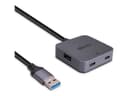 Lindy 4-Port USB 3.2 Gen 1 Hub with 5m Cable - Black & Grey thumbnail 4