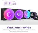 NZXT Kraken Elite 420 RGB Liquid CPU Cooler Black thumbnail 2