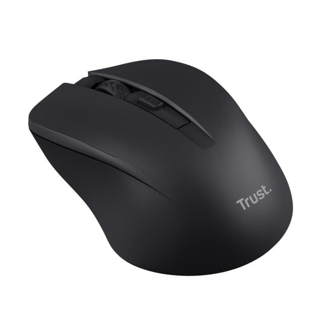 TRUST Mydo Silent Wireless Optical Mouse - Black - Image 2