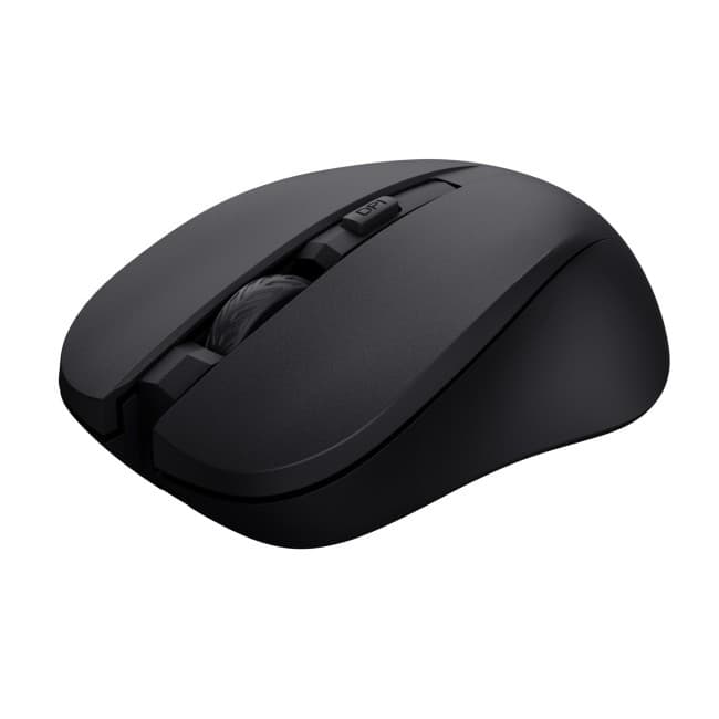 TRUST Mydo Silent Wireless Optical Mouse - Black - Image 5