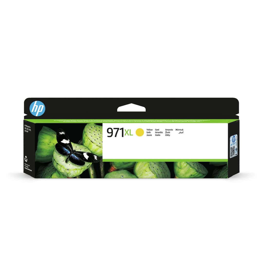 HP 971XL Yellow Original Ink Cartridge - High Yield - Image 1