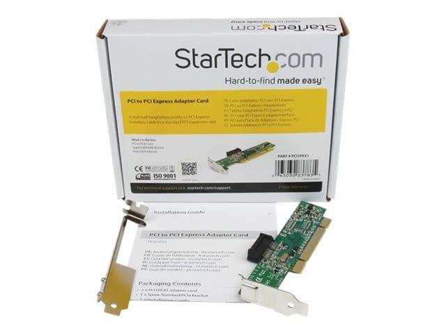StarTech.com PCI to PCI Express Adapter Card - PCIe x1 (5V) to PCI (5V & 3.3V) slot adapter - Low Profile - PCI1PEX1 - PCIe x1 to PCI slot adapter - Image 8