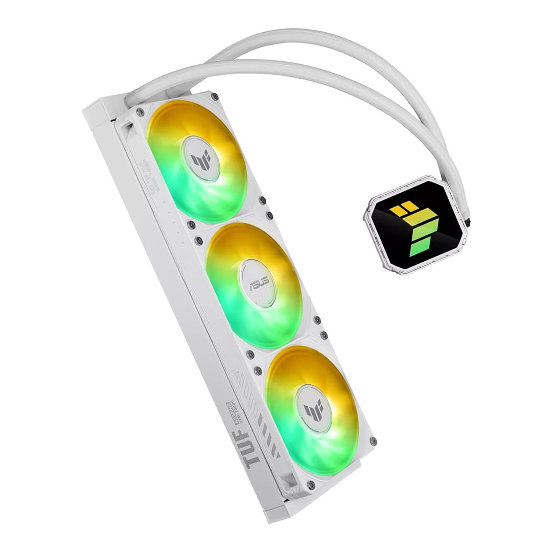 ASUS TUF Gaming LC III 360 ARGB White Edition Intel/AMD AIO Liquid CPU Cooler - Image 4