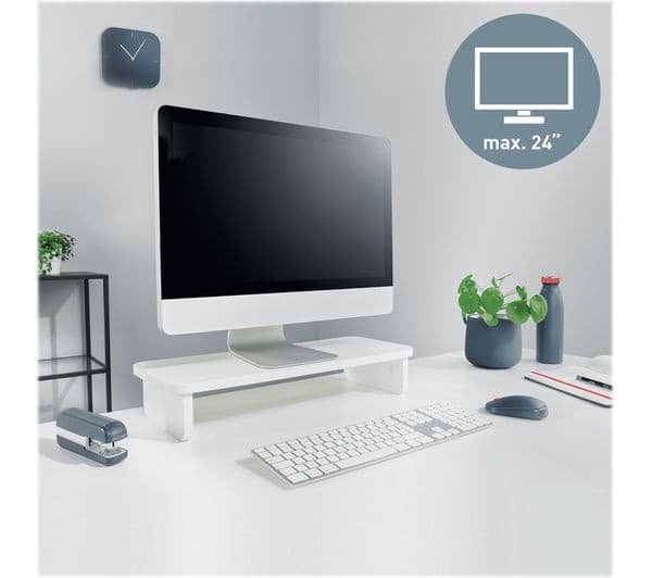 LEITZ Ergo 64340001 Monitor Stand White - Image 2
