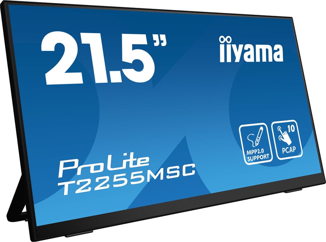 iiyama ProLite T2255MSC-B1 computer monitor 54.6 cm (21.5") 1920 x 1080 pixels Full HD LCD Touchscreen Black - Image 1