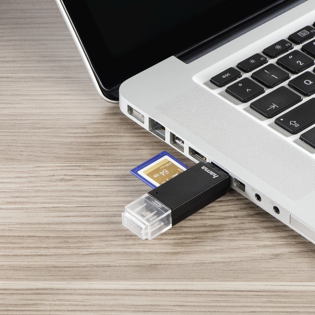 Hama Basic card reader USB 2.0/Micro-USB Black - Image 3